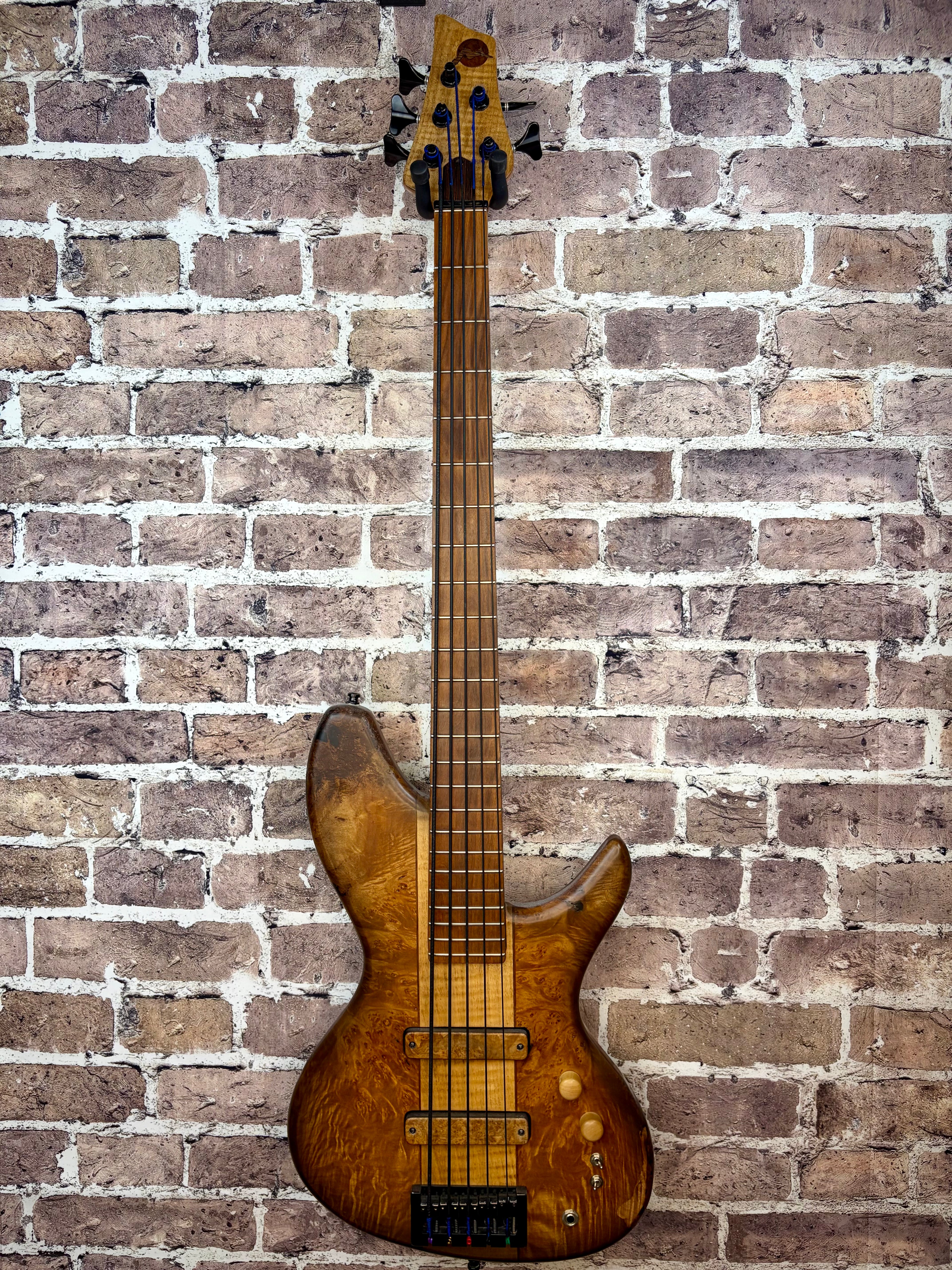 Marco MV Series Boutique 5-String Bass Burl Top Passive
