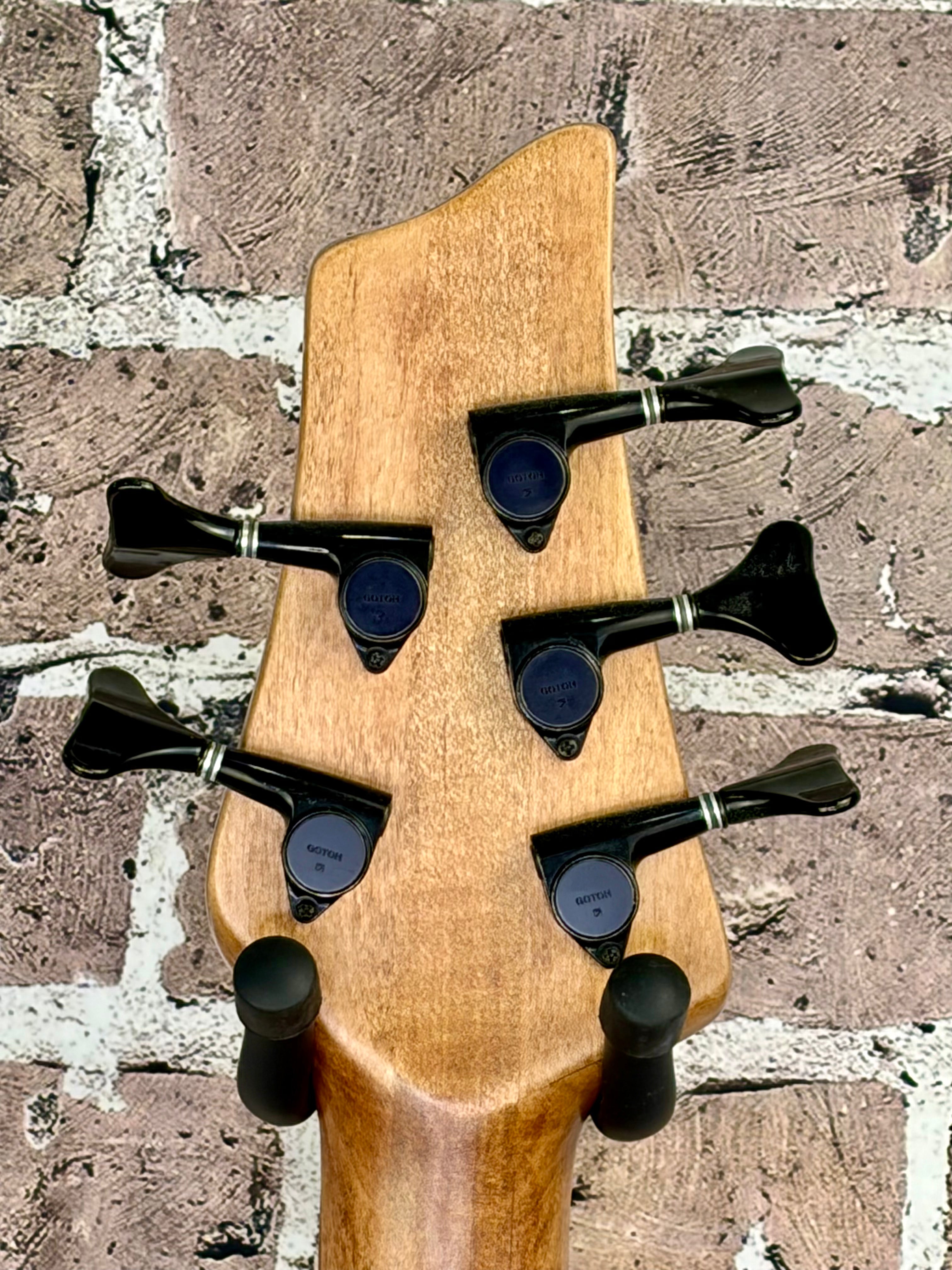 Marco MV Series Boutique 5-String Bass Burl Top Passive