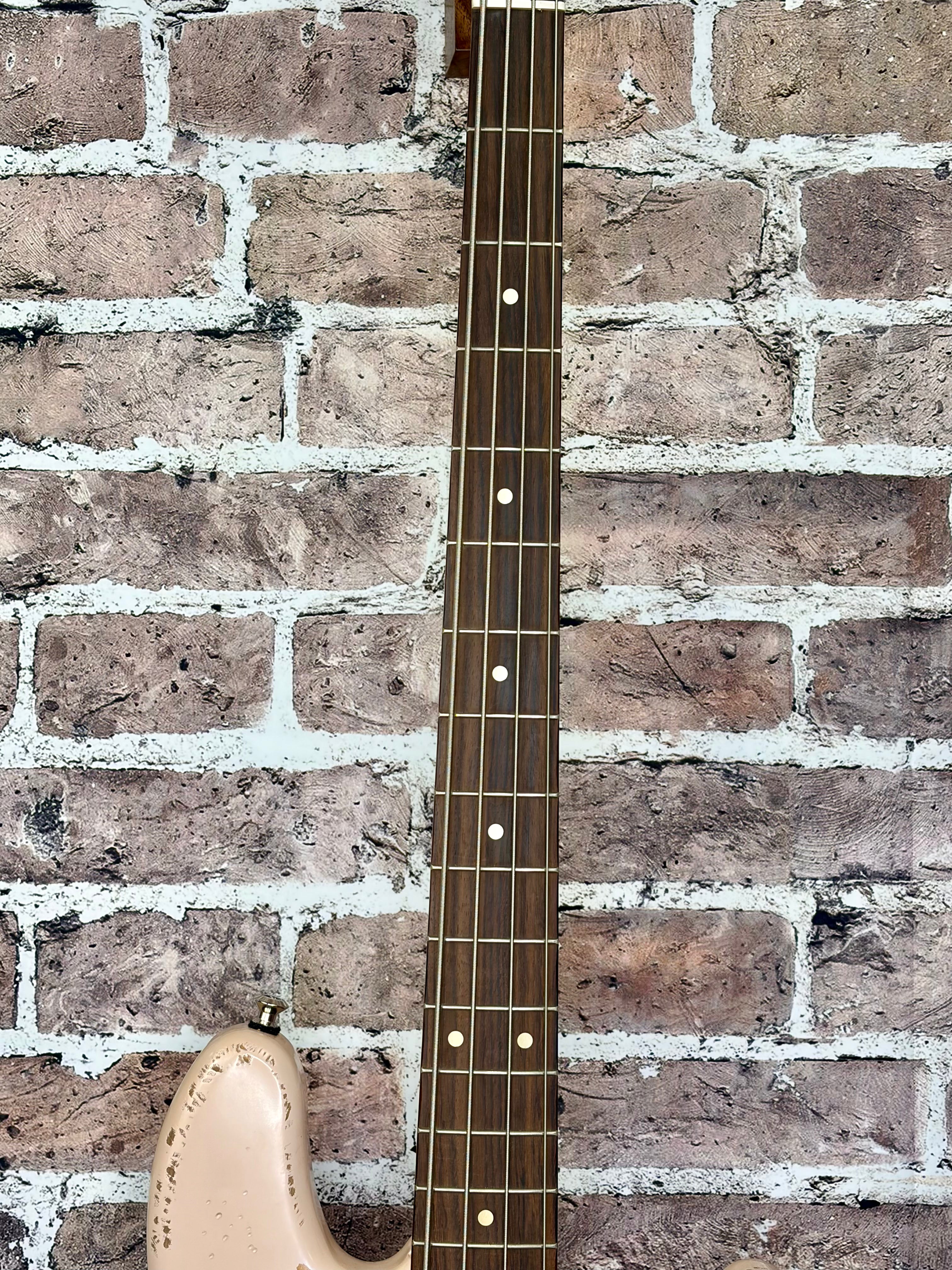 Fender Flea Jazz Bass Shell Pink Road Worn Custom Shop Pickups